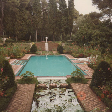 giardino palustre e piscina