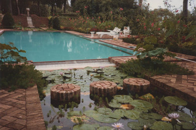 giardino palustre e piscina