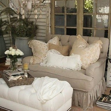 38 Charming Shabby Chic Living Room Designs
