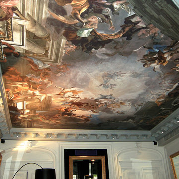 Ceiling with photo print