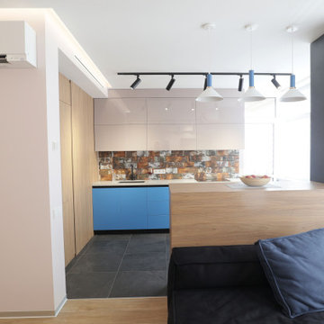 Interior design project of apartment in Kyiv #UV75
