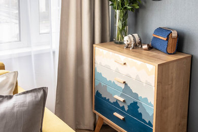 Источник вдохновения для домашнего уюта: гостиная комната в скандинавском стиле