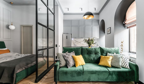 Houzz Tour: A Room in a Communal Flat Turns into a Chic Studio