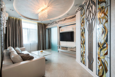 Стильный дизайн: гостиная комната в стиле шебби-шик - последний тренд