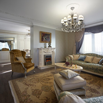Квартира-шкатулка | The apartment is in the neoclassical style