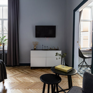 Квартира в парижско-петербургском стиле