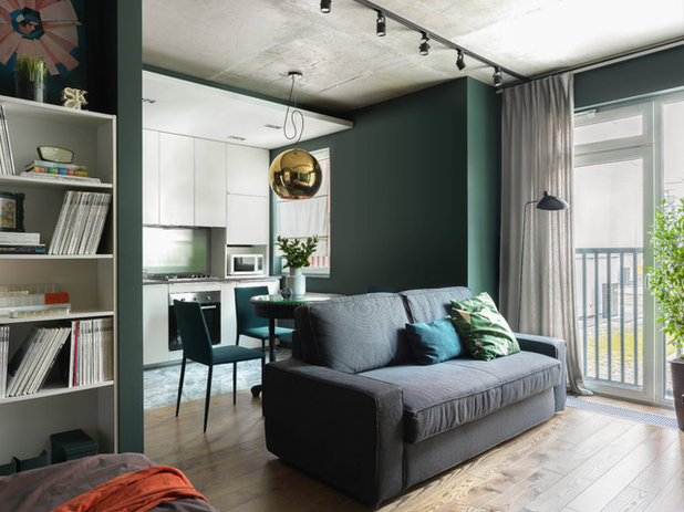 Contemporary Living Room by Виктория Коротецкая