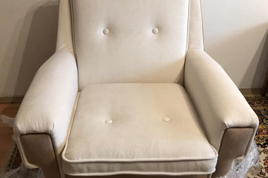 Обивка кресла от компании Фабрика Обивки