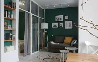 Houzz Tour: A Clever Design Turns a Studio into a One-bed Flat
