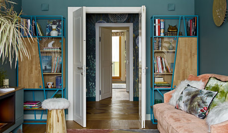 Houzz Tour: Vibrant Color With a Retro Touch