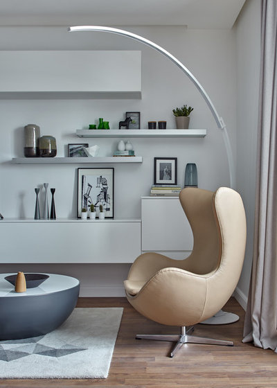 Scandinavian Living Room by FRUKTOV INTERIORS