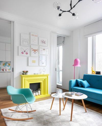 Contemporary Living Room by Geometrium - Студия дизайна интерьеров