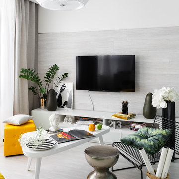 White modern French apartment