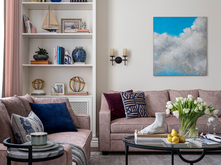 Transitional Living Room