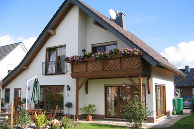 Traditional house exterior in Cologne.