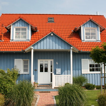 Ein Schwedenhaus in Blau
