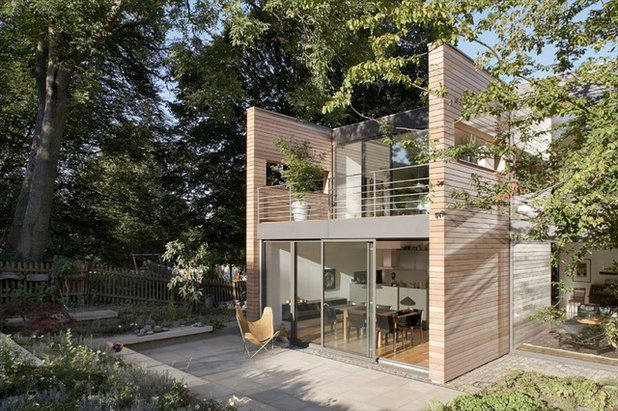 Современный Фасад дома by Zamel Krug Architekten