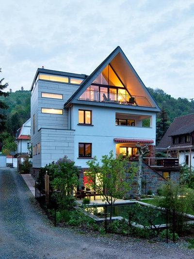 Modern Häuser by Claus + Pretzsch Architekten BDA