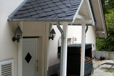 Haustürvordach aus Holz auf Maß