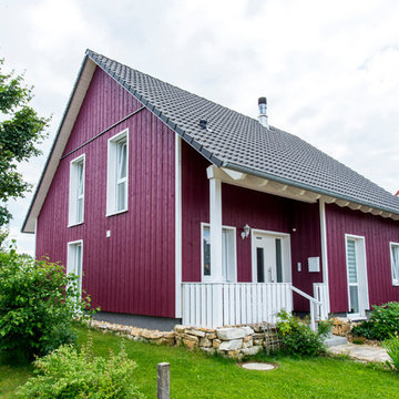 Holzhaus im Schwedenhausstil