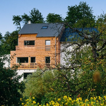 Holzhaus Sinzheim: Ein Zuhause aus Holz in Split-Level-Bauweise