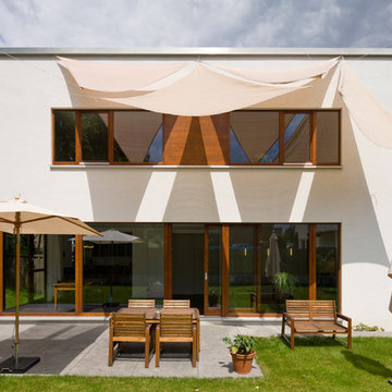 Individuelles Holzrahmenbau Fertighaus – Architektenhaus