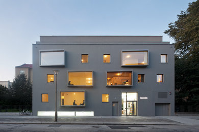 Idee per la facciata di una casa contemporanea