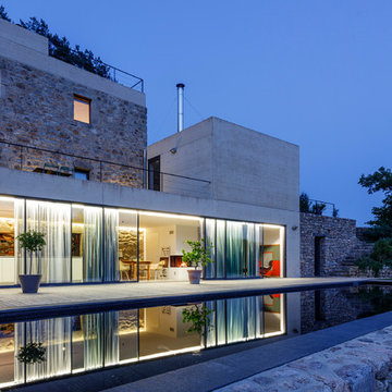 Mediterran Haus & Fassade - Façade méditerranéenne