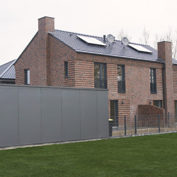 modernes Doppelhaus