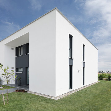 modernes Holzhaus als KFW 40+ Haus