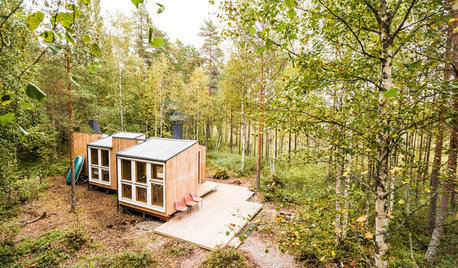 Houzz Финляндия: Деревянный мини-дом своими руками