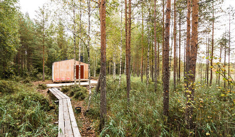 ふたりの学生が大自然の中に建てた、26㎡の小さな木造住宅