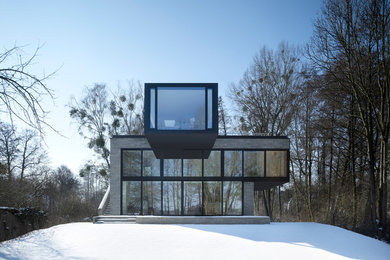 Contemporary exterior home idea in Berlin