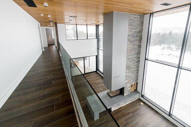 Hallway - contemporary hallway idea in Toronto