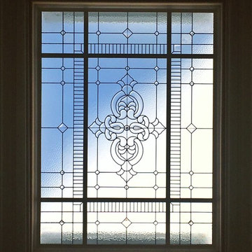 9-Piece Leaded Glass Skylight - Style Guide - Beveled Glass