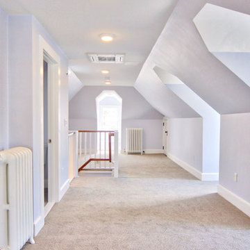 A Scary Dark Attic becomes Bright and Spacious