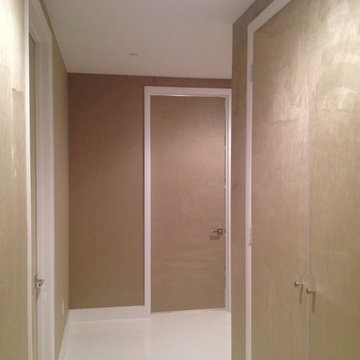 ACUALINA SUEDE WALL-COVERING INSTALLATION