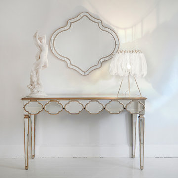 Alameda Wall Mirror and Console Table