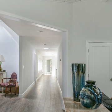 New Hallway with Luxury Vinyl Plank Flooring