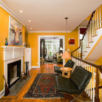 Alexandria: Revamped Row Home with Relocated Stairwell, New Porches