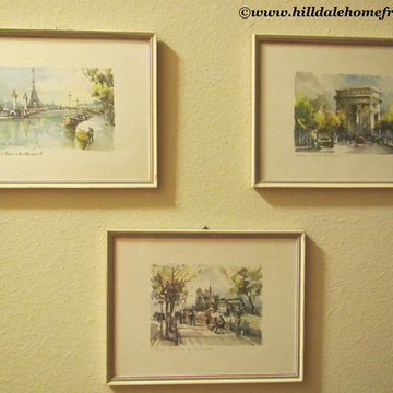antique french watercolors