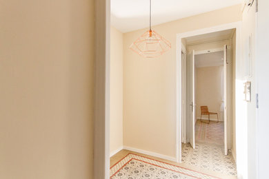 Inspiration for a contemporary hallway remodel in Barcelona