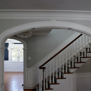 Arched Opening to Foyer & Stair