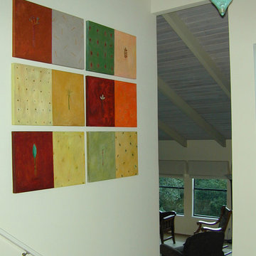 Art in the Hallway over stairs