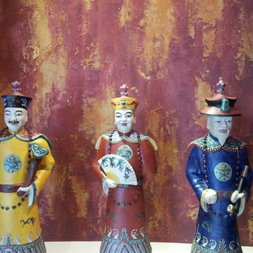 Asian Inspired Art Niche