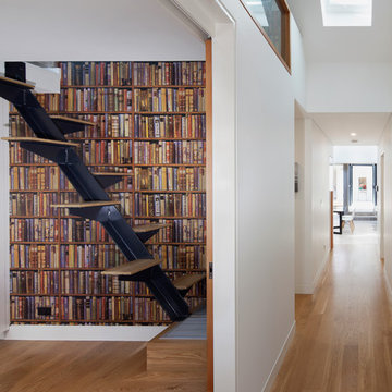 Balmain Residence - Hallway Entrance and Study by studioJLA