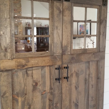 Barn Door Office Entry