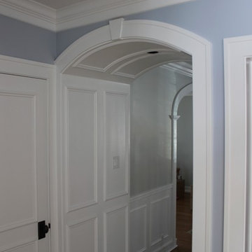 Barrel Vault with Arched Panel Moulding