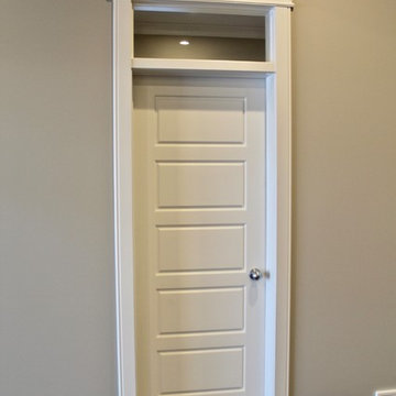 Bedroom door with transom