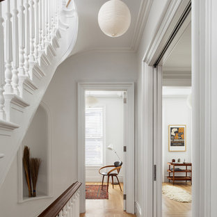 Hallway - scandinavian hallway idea in New York